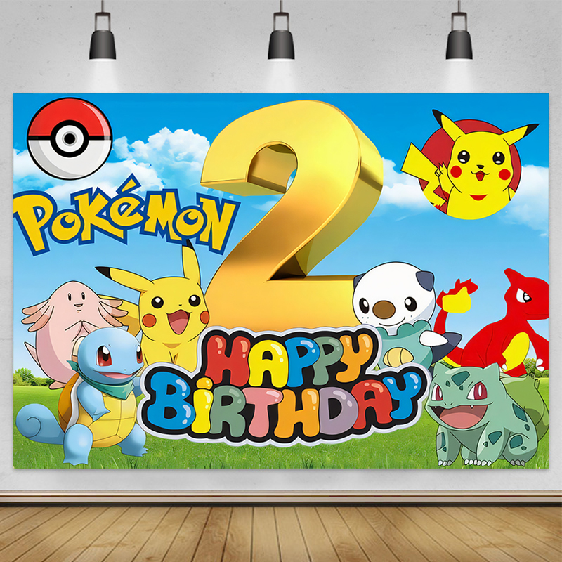 Pokemon Pikachu Birthday Party - Baby Nursery Hanging Decor recension och pris