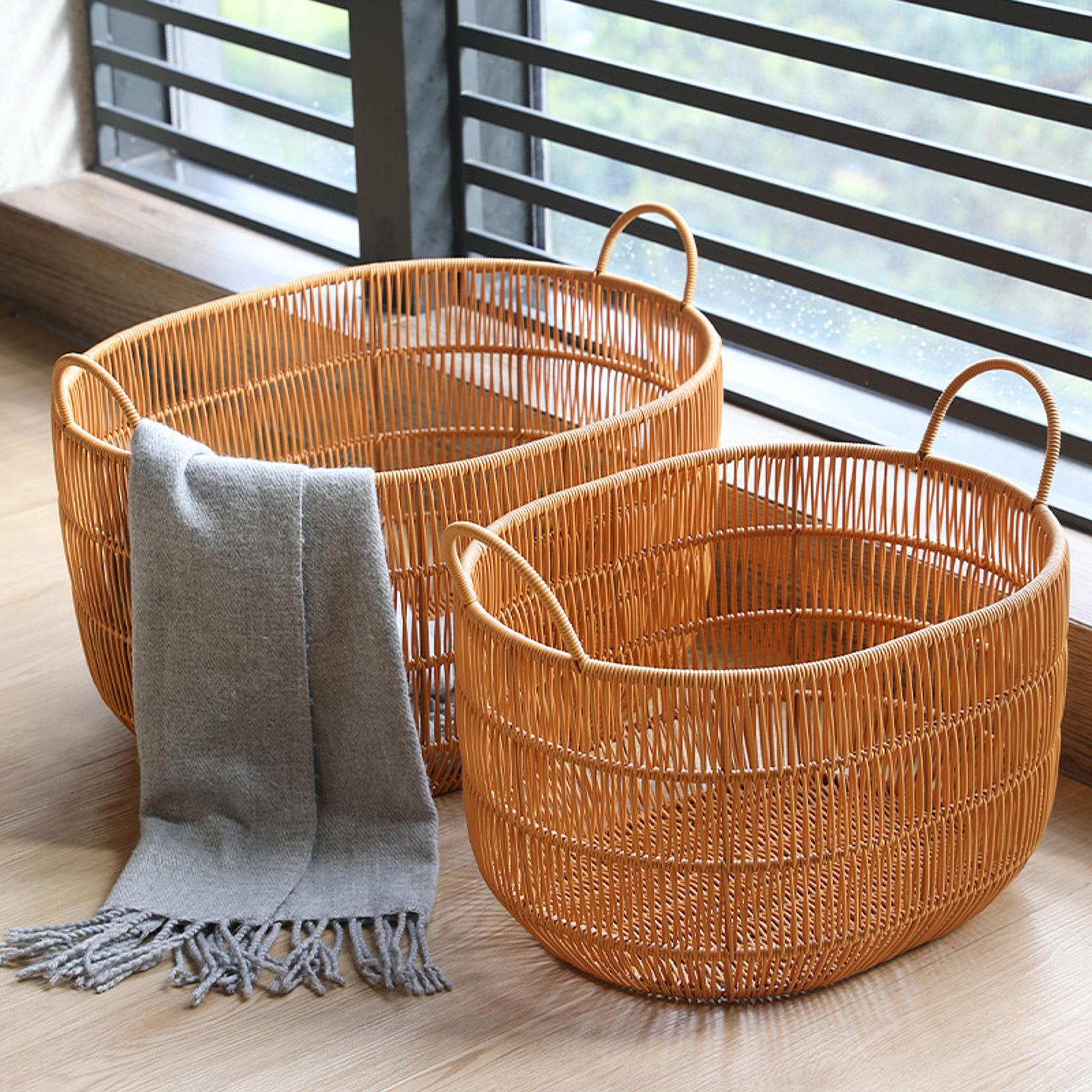 Woven Basket Clothes Hamper Mu - Laundry Hamper Nursery recension och pris