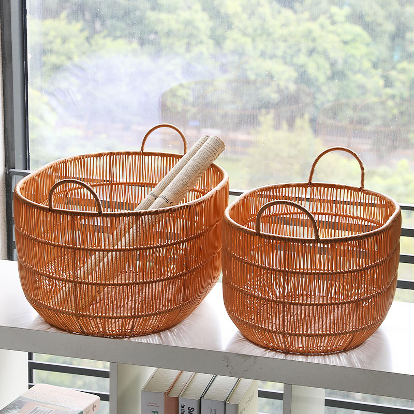 Woven Basket Clothes Hamper Mu - Laundry Hamper Nursery recension och pris