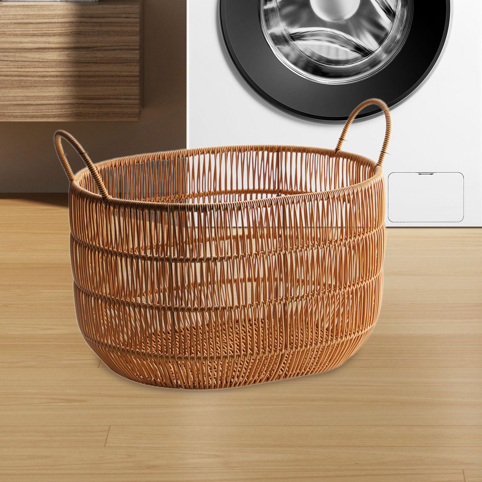 Woven Basket Clothes Hamper Mu - Laundry Hamper Nursery recension och pris