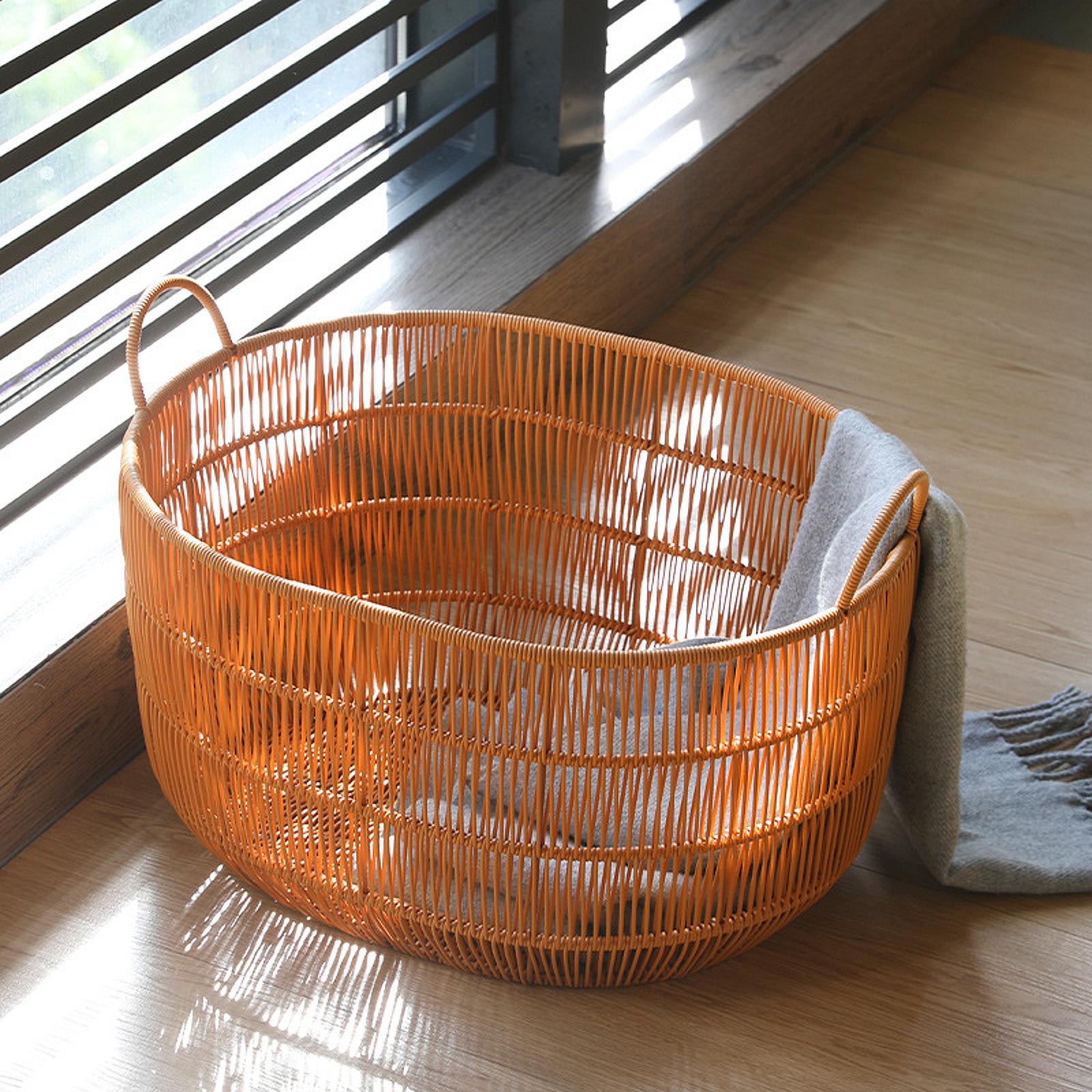 Woven Basket Clothes Hamper Mu - Laundry Hamper Nursery recension och pris