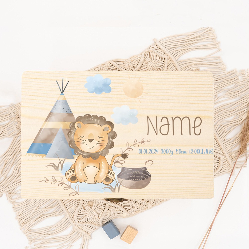 Personalized Baby Memory Box B - Baby Keepsake Box recension och pris