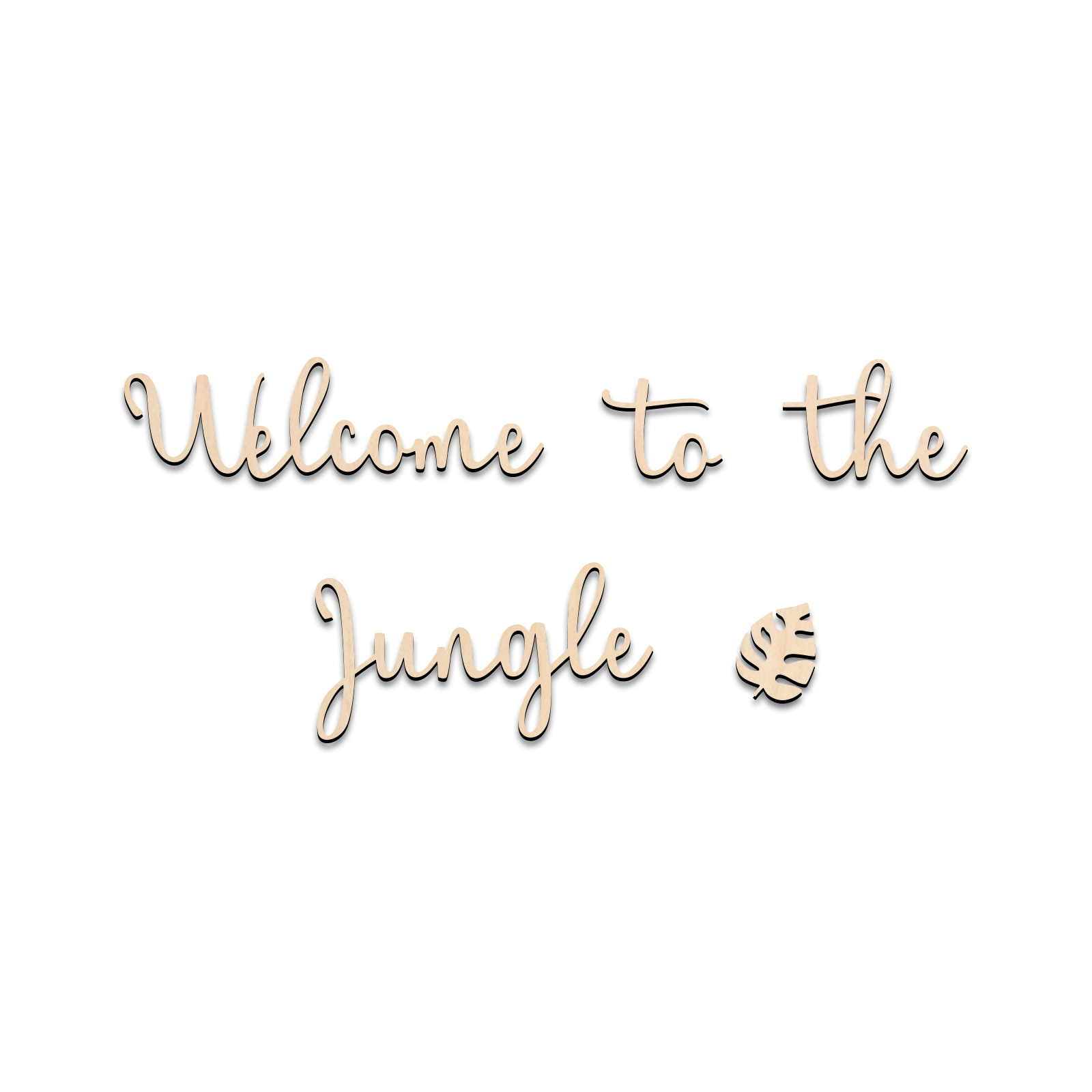 Welcome to the Jungle Wooden S - Baby Nursery Items recension och pris
