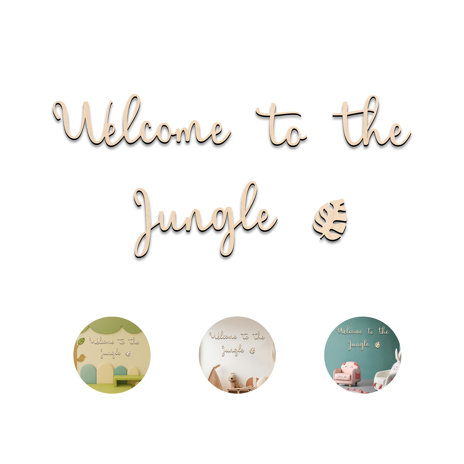 Welcome to the Jungle Wooden S - Baby Nursery Items recension och pris