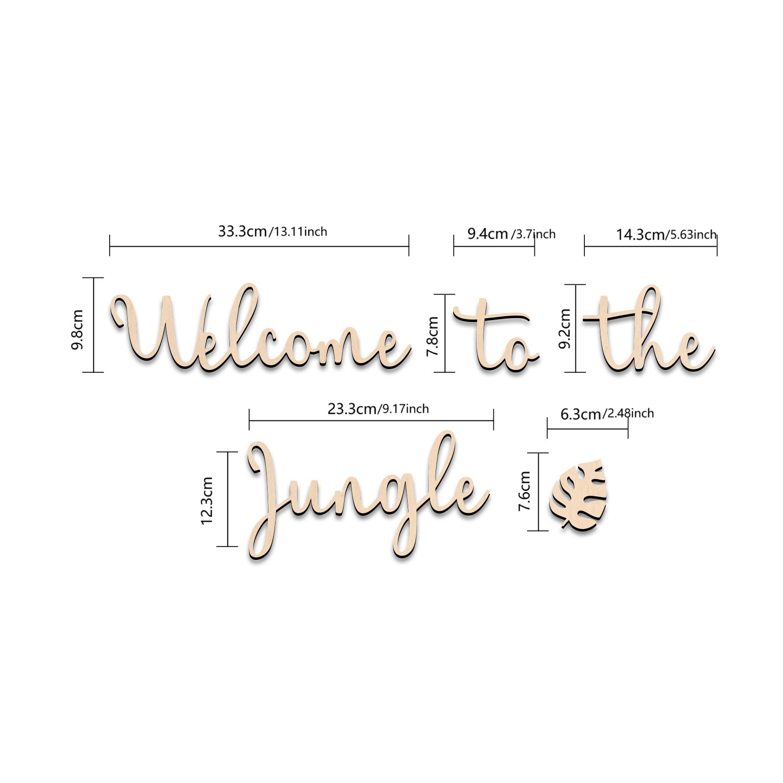 Welcome to the Jungle Wooden S - Baby Nursery Items recension och pris