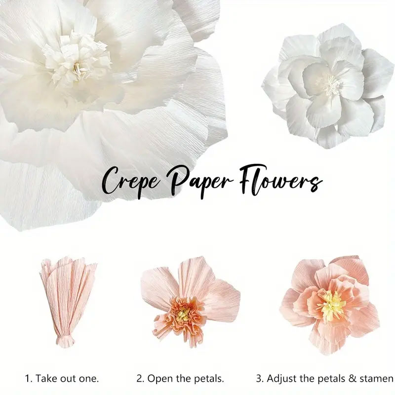 5Pcs Pink Paper Flower, Artifi - Baby Nursery Furniture Sets recension och pris