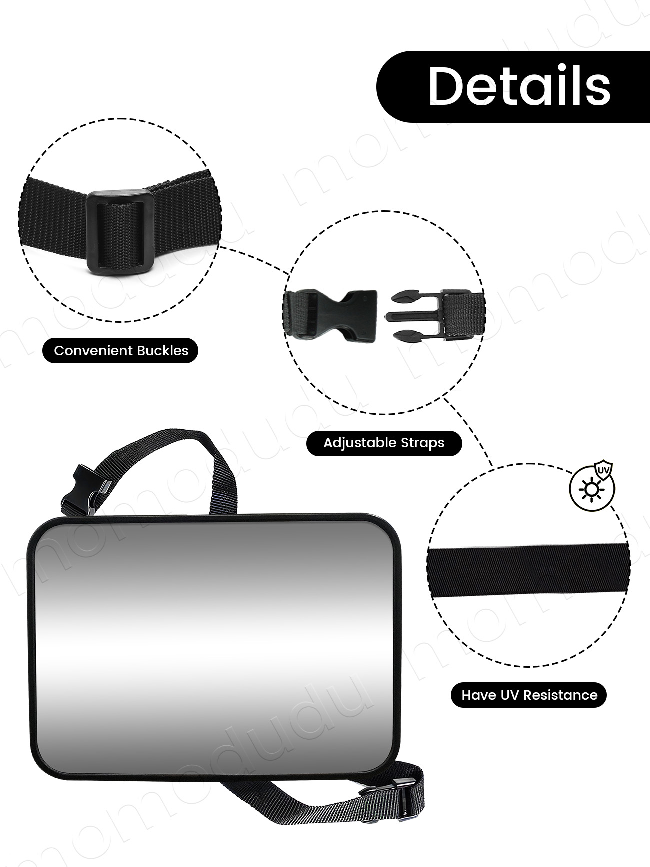 Baby Car Mirror Rearview Infan - Wearable Baby Monitor recension och pris