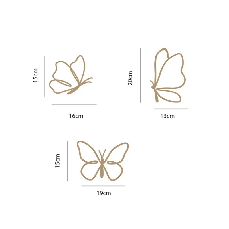 wooden butterflies sign, Woode - Baby Nursery Things recension och pris