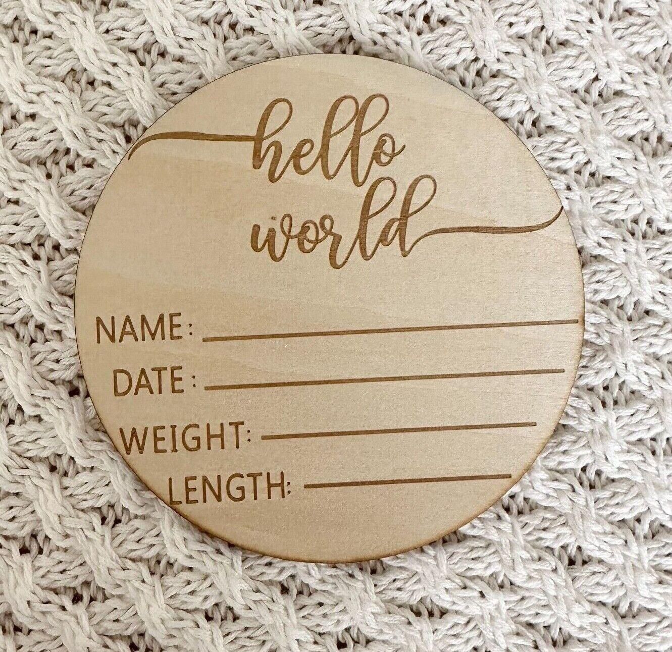 Set of 10pcs Newborn Baby Birt - Milestone Card Set recension och pris