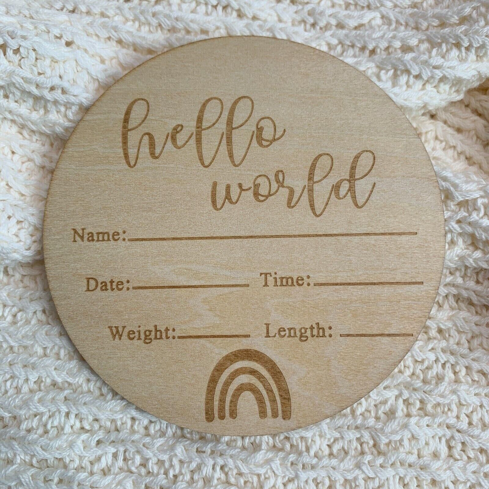 Set of 10pcs Newborn Baby Birt - Milestone Card Set recension och pris