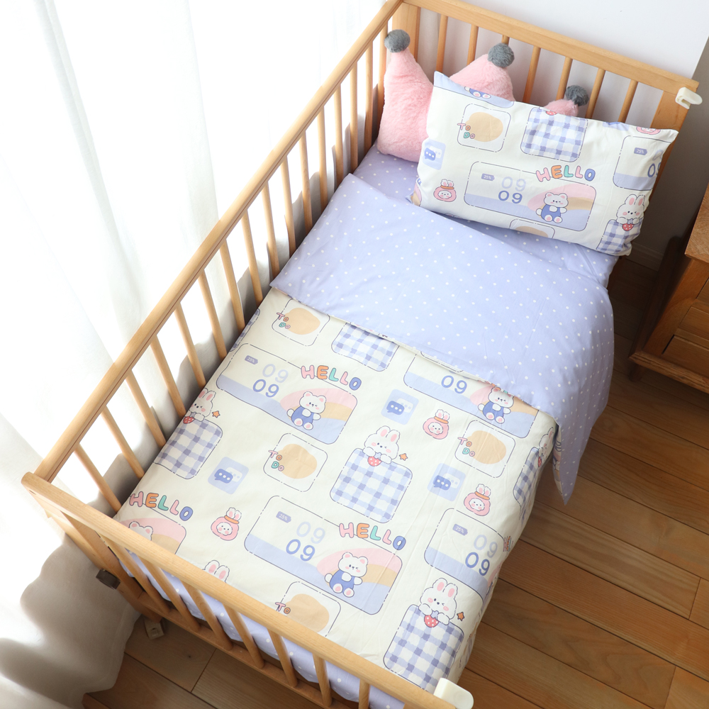 3 Pcs Baby Crib Bedding Set Co - Baby Nursery Sale recension och pris