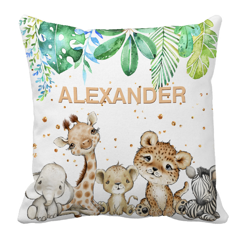 LVYZIHO Custom Name Cute Jungl - Baby Nursery Sale recension och pris