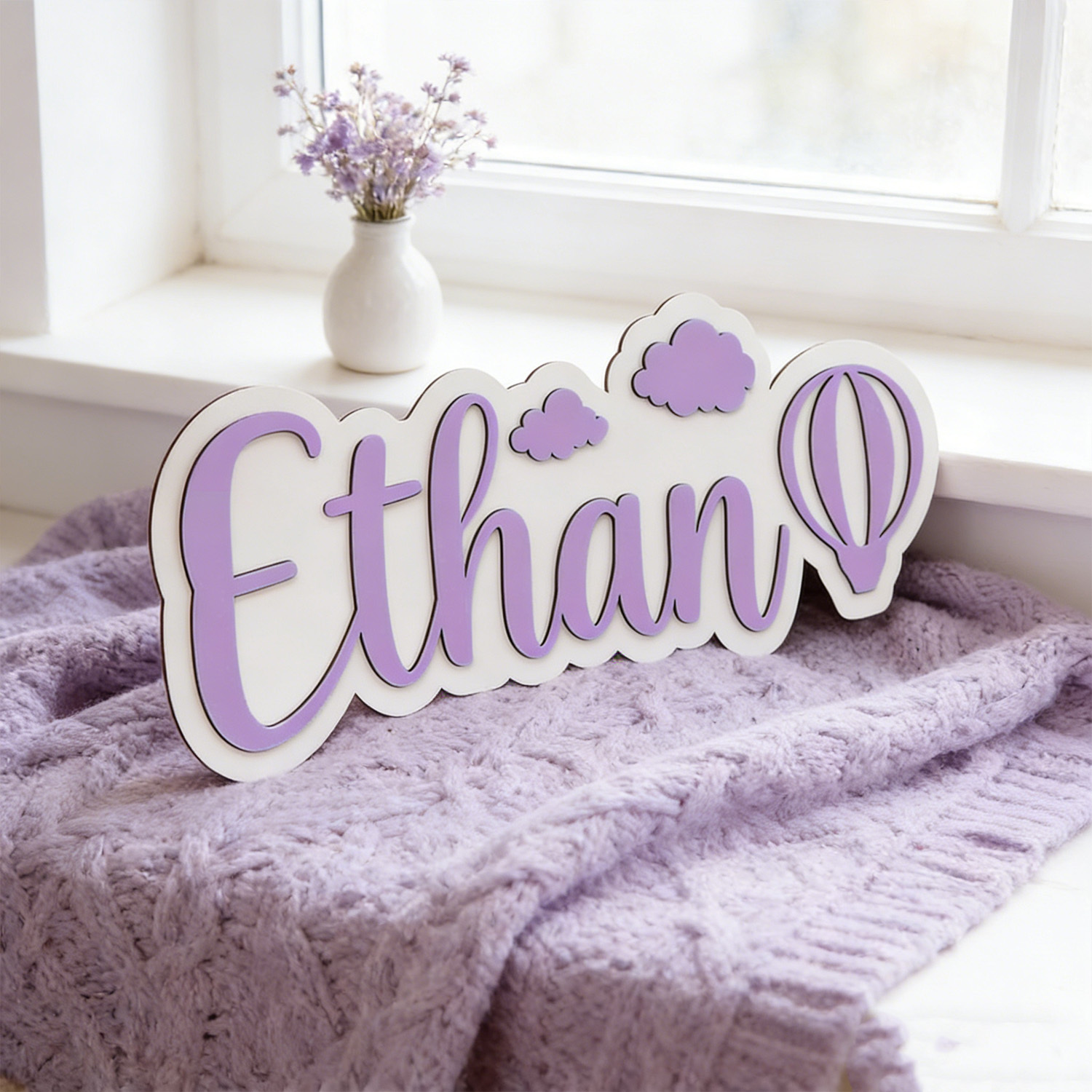 Personalized Hot Air Balloon & - Baby Nursery Usa recension och pris