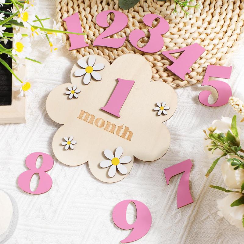 Wooden Baby Monthly Milestone  - Milestone Card Set recension och pris
