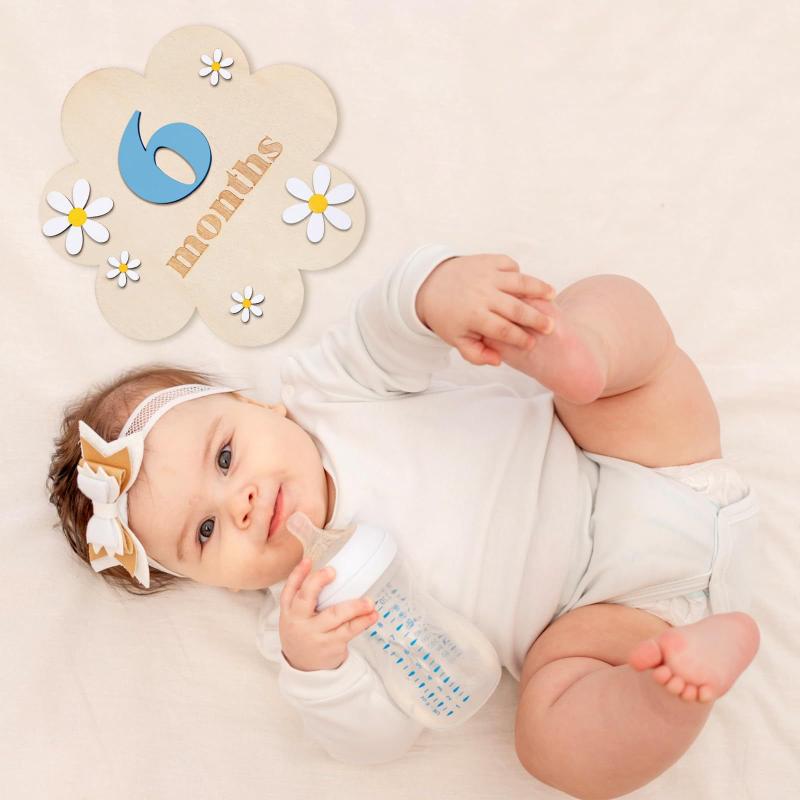 Wooden Baby Monthly Milestone  - Milestone Card Set recension och pris