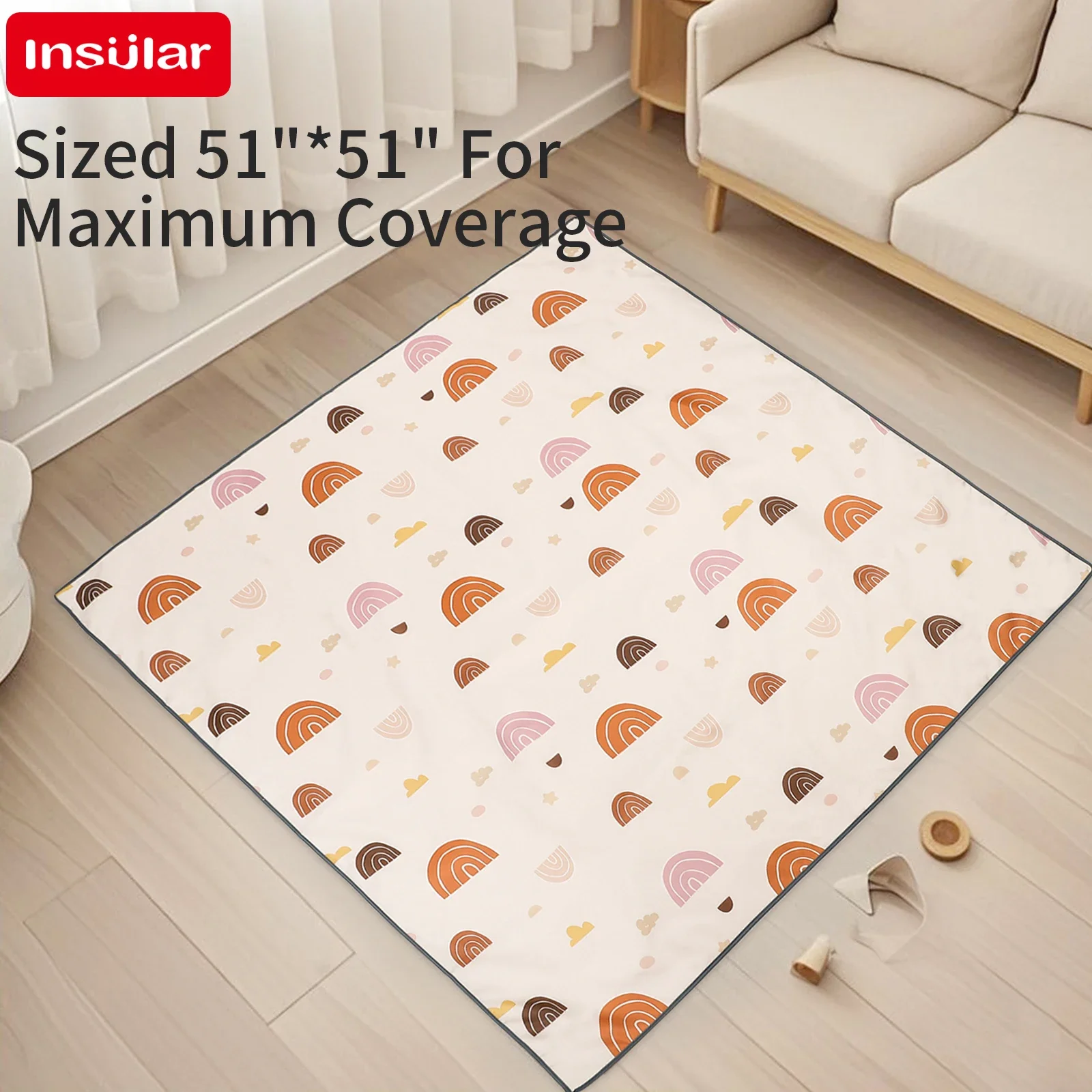INSULAR Foldable Baby Play Mat - Baby Mattress Waterproof recension och pris