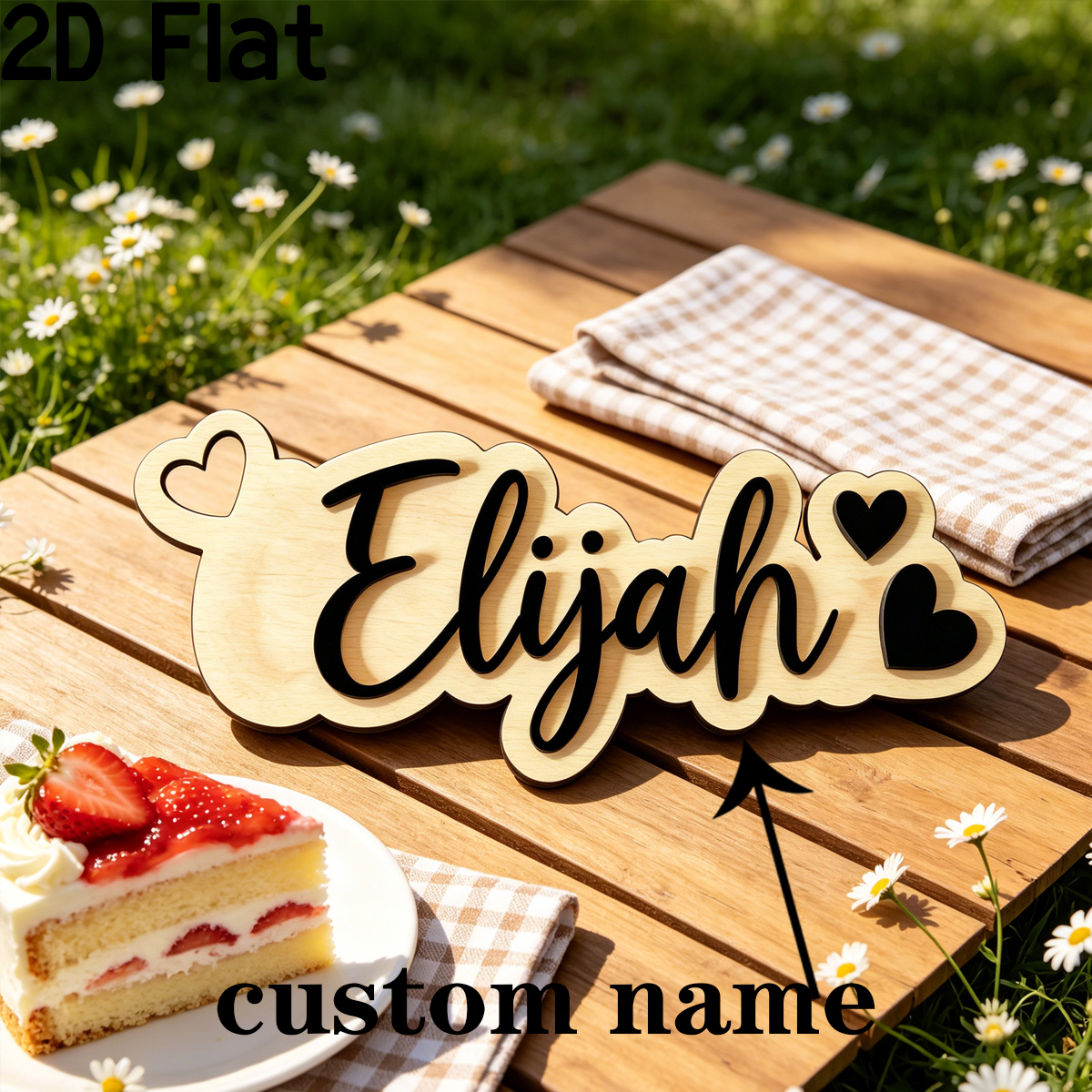 1Pc Custom Love Decor Wooden A - Baby Nursery Usa recension och pris