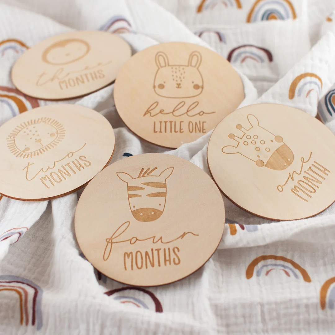 Baby Photography Props - Baby  - Milestone Card Set recension och pris