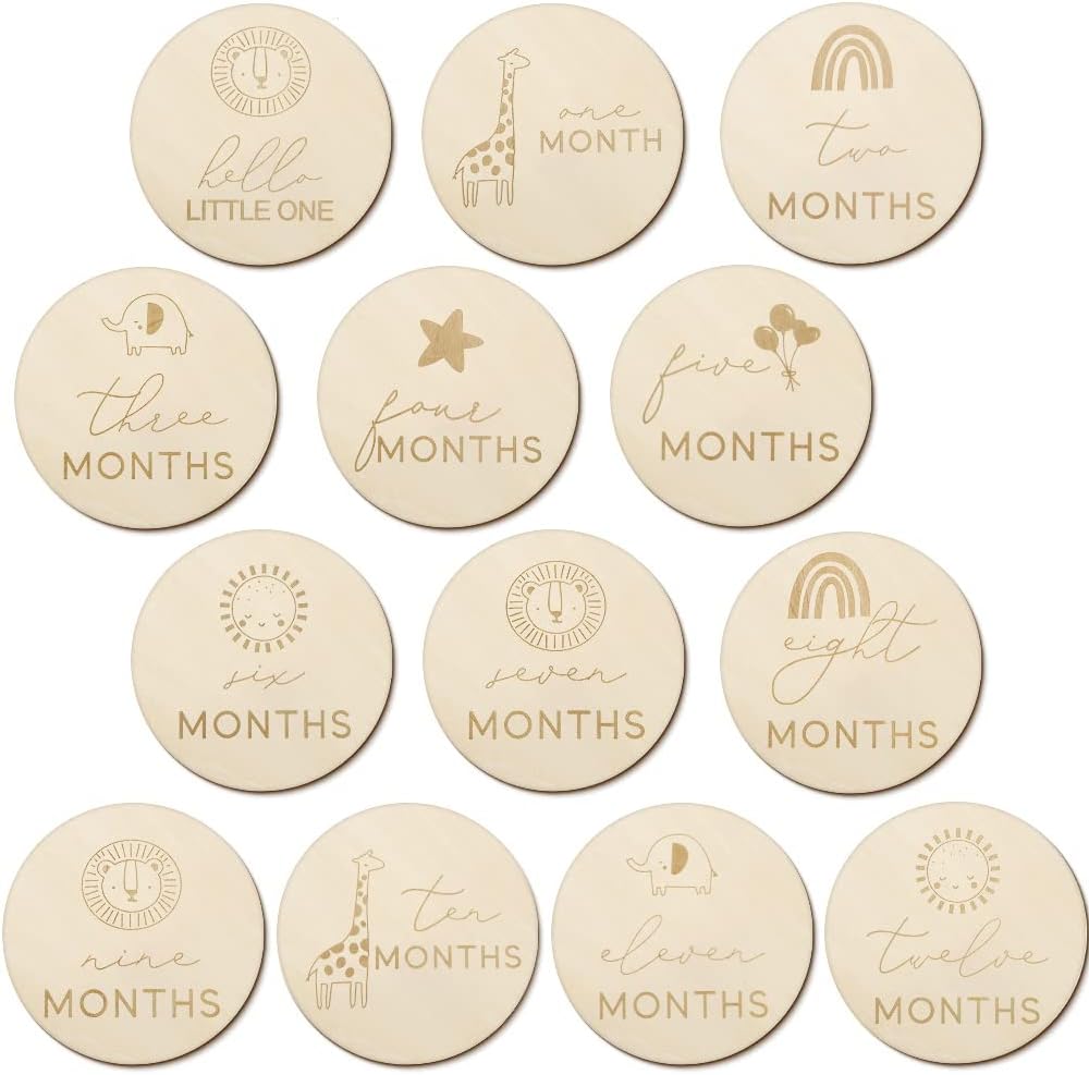 Baby Photography Props - Baby  - Milestone Card Set recension och pris
