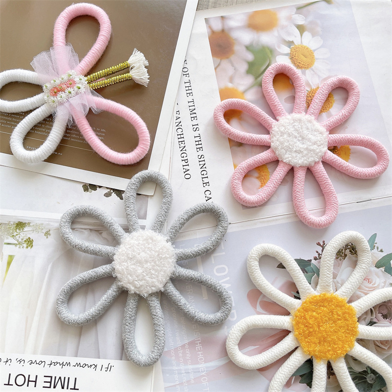 Cotton Rope Woven Daisy Flower - Baby Nursery Things recension och pris