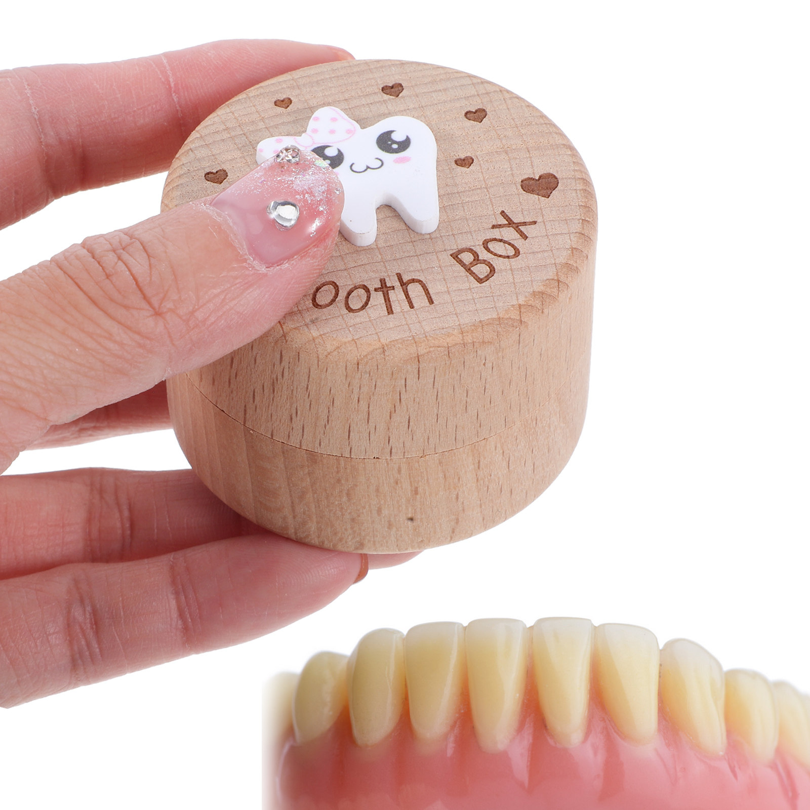 Tooth Keepsake Box Wooden Baby - Baby Keepsake Box recension och pris