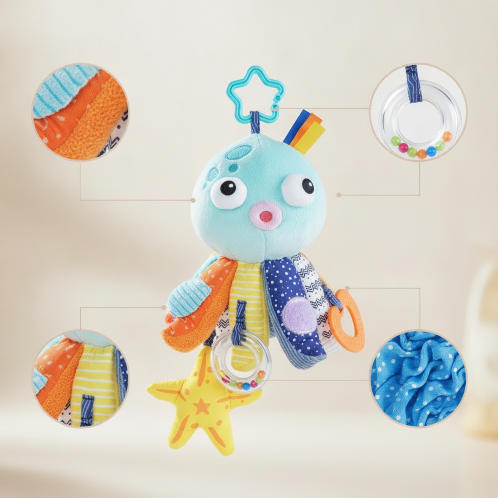 Baby Crib Hanging Toy Interact - Baby Bag Nursery recension och pris
