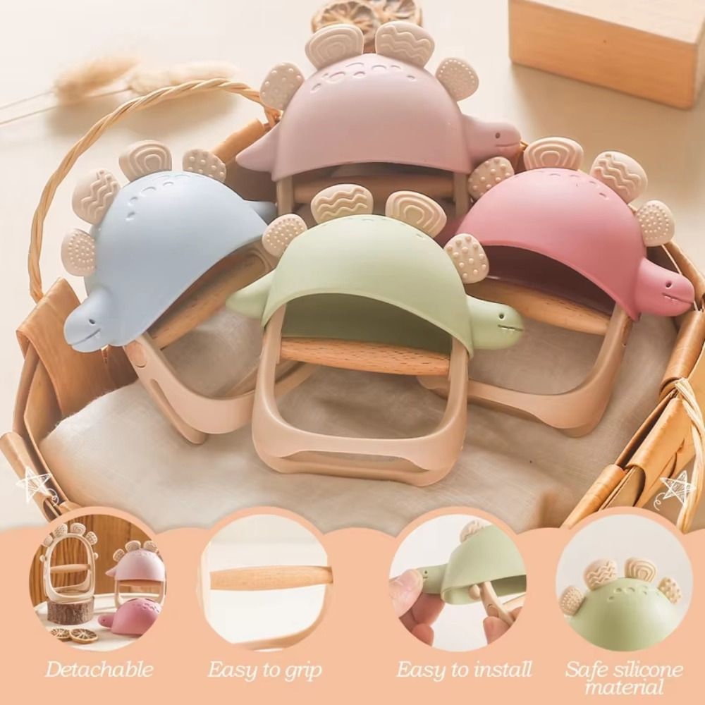 Food Grade Silicone Dinosaur T - Baby Nursery Colors recension och pris