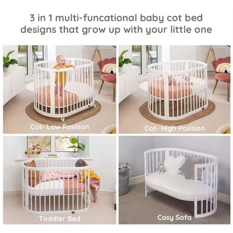 Multifunctional nursery furnit - Baby Nursery Furniture Sets recension och pris