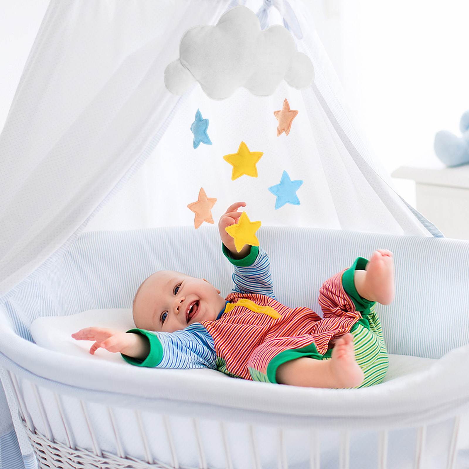 Cloud Hanging Decor with Lovel - Baby Nursery Colors recension och pris