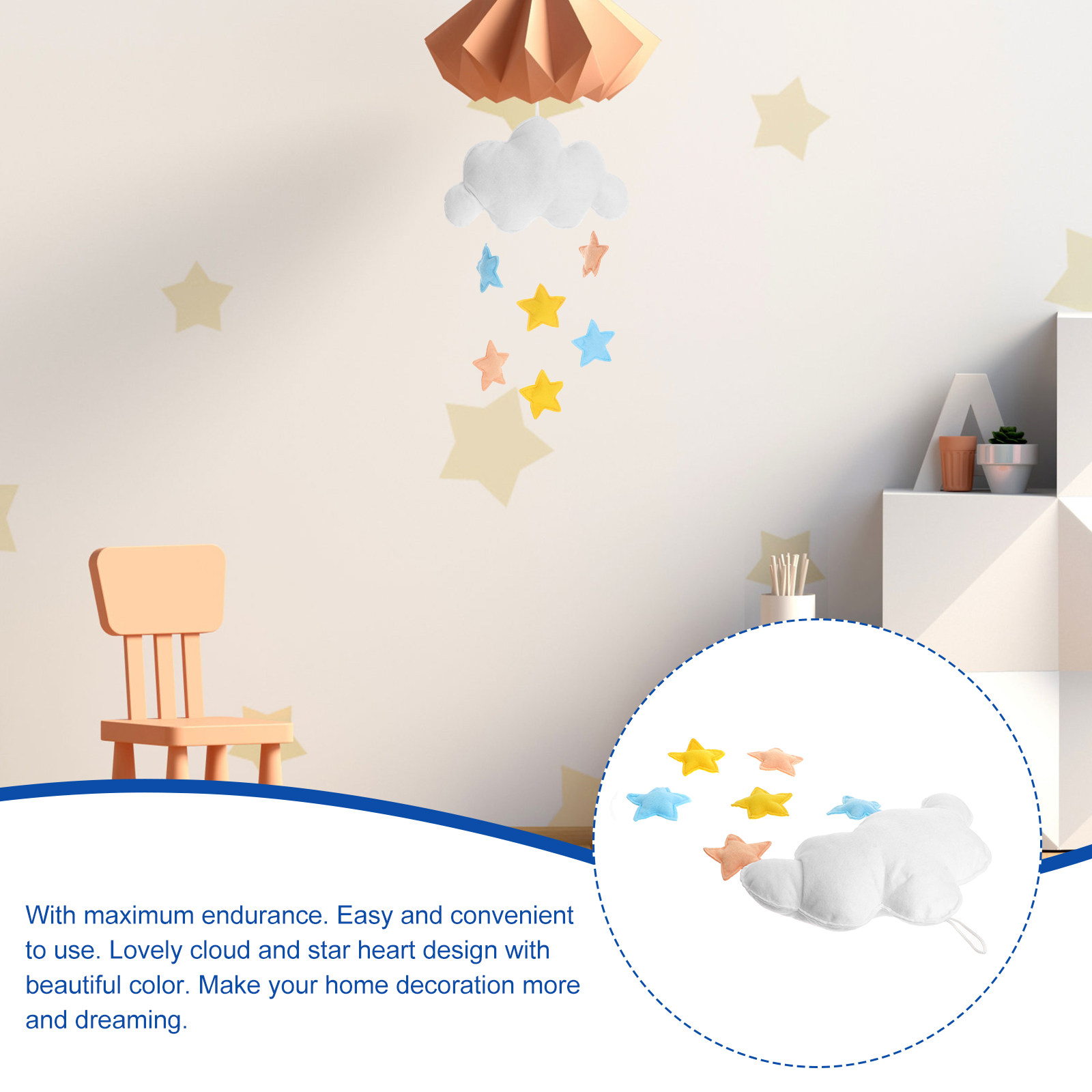Cloud Hanging Decor with Lovel - Baby Nursery Colors recension och pris