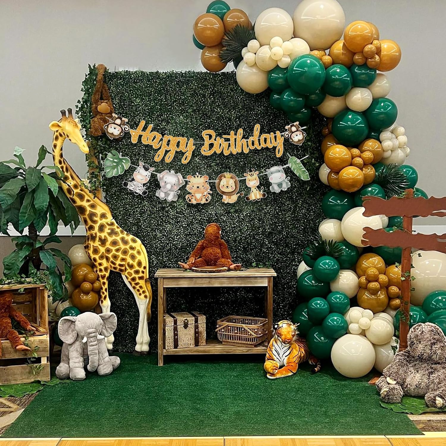 Jungle Safari Happy Birthday B - Baby Nursery Jungle Theme recension och pris