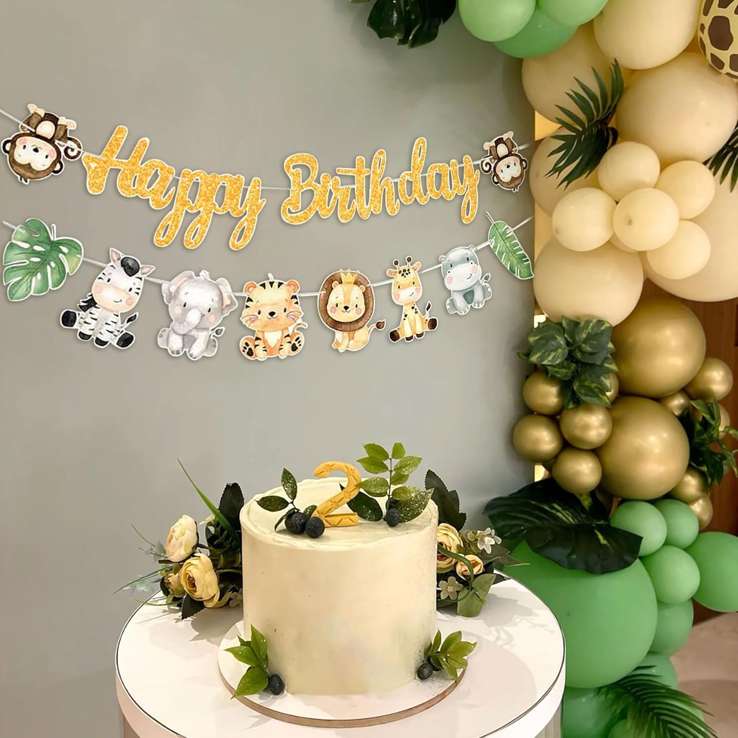 Jungle Safari Happy Birthday B - Baby Nursery Jungle Theme recension och pris