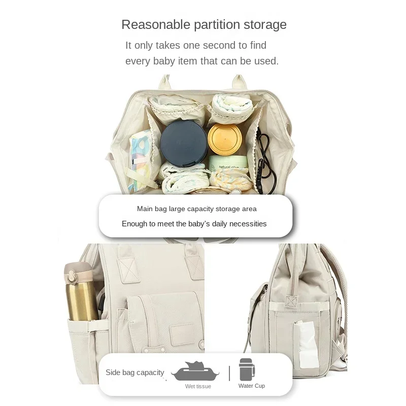 Baby Nappy Bag Mummy Bag Backp - Baby Bag Nursery recension och pris