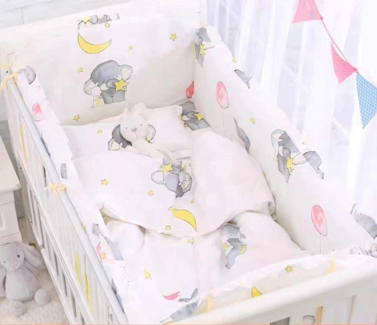 6Pcs Cotton Standard Size Crib - Baby Nursery Sale recension och pris