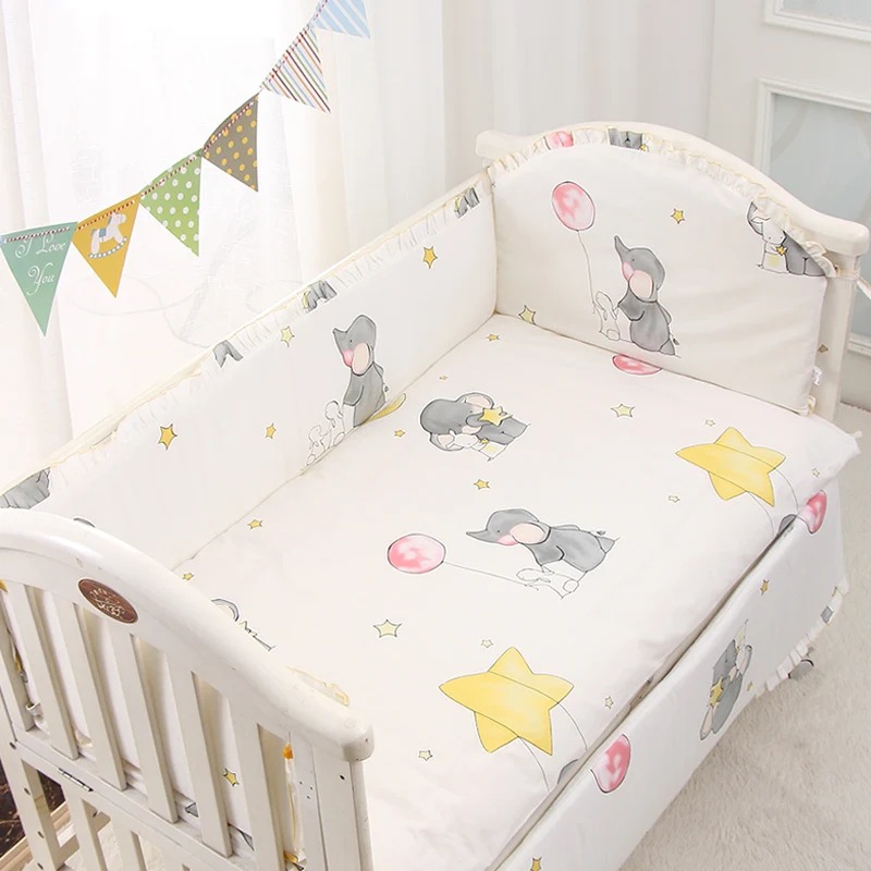 6Pcs Cotton Standard Size Crib - Baby Nursery Sale recension och pris
